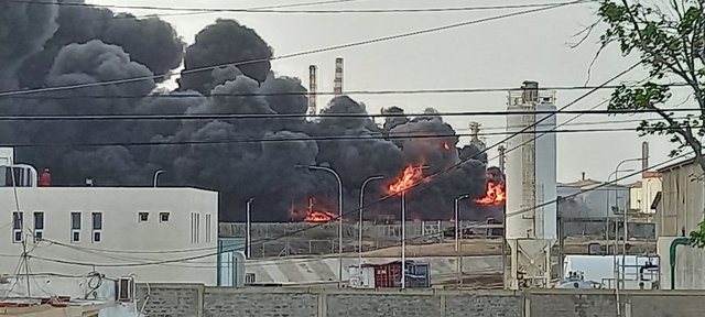 Incendio en Cardón