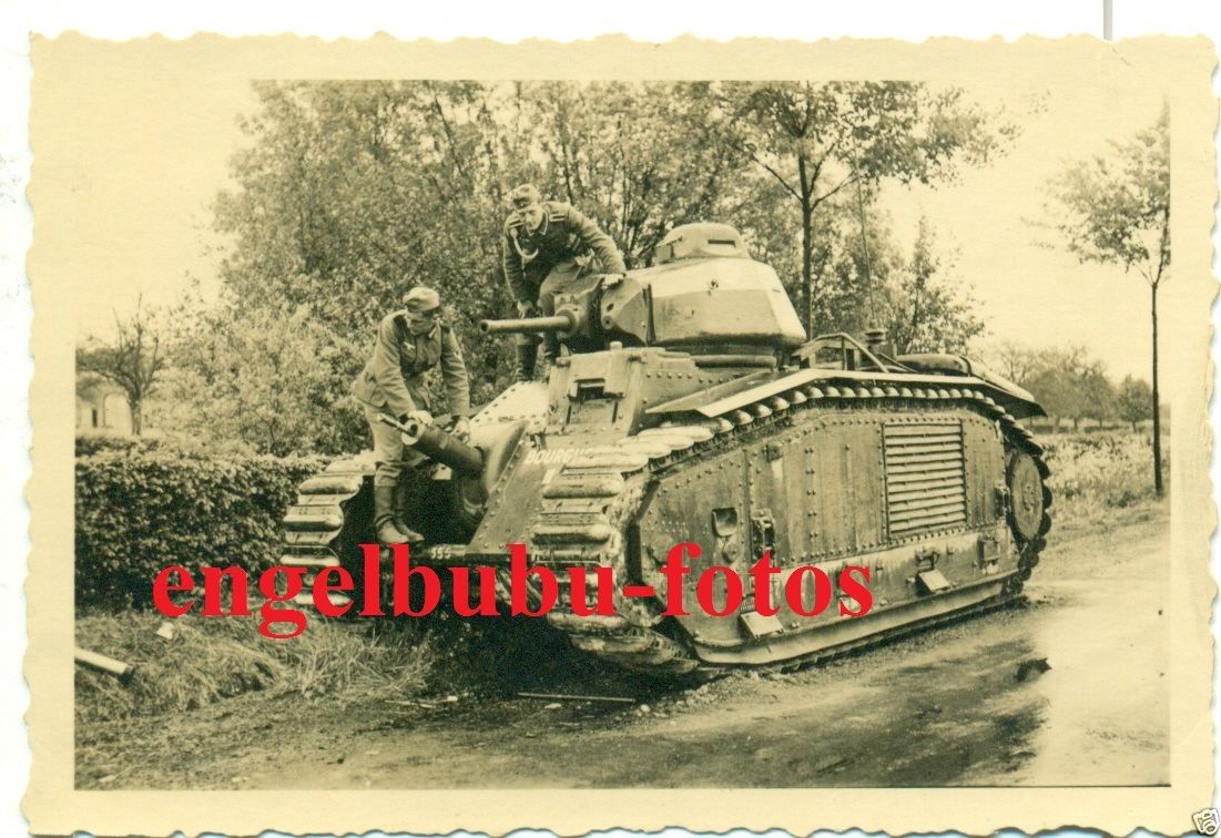 FOTO - PANZER - Französischer CHAR 1bis - NAME B
