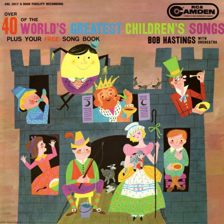 Bob Hastings   Over 40 of the World's Greatest Children's Songs (1968)