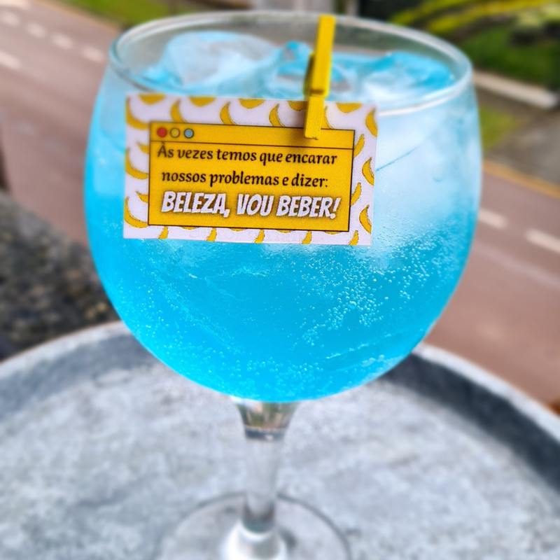 Tag para drink exemplo