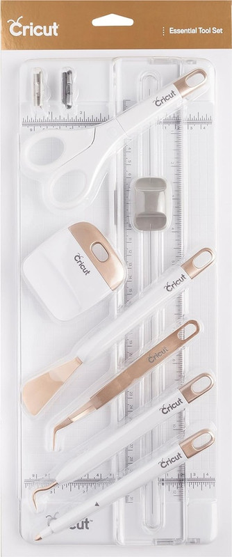 El set completo de 7 herramientas esenciales de Cricut.