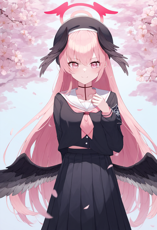 depth of field, 1girl, [[[[koharu (blue archive)]]]], {{{{aged up}}}}, {{long ha s-419580327