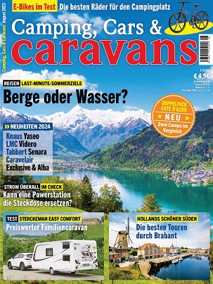 Cover: Camping, Cars und Caravans No 08 August 2023