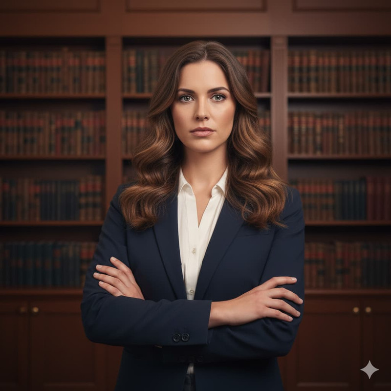 Деловой портрет в библиотеке по фото нейросеть