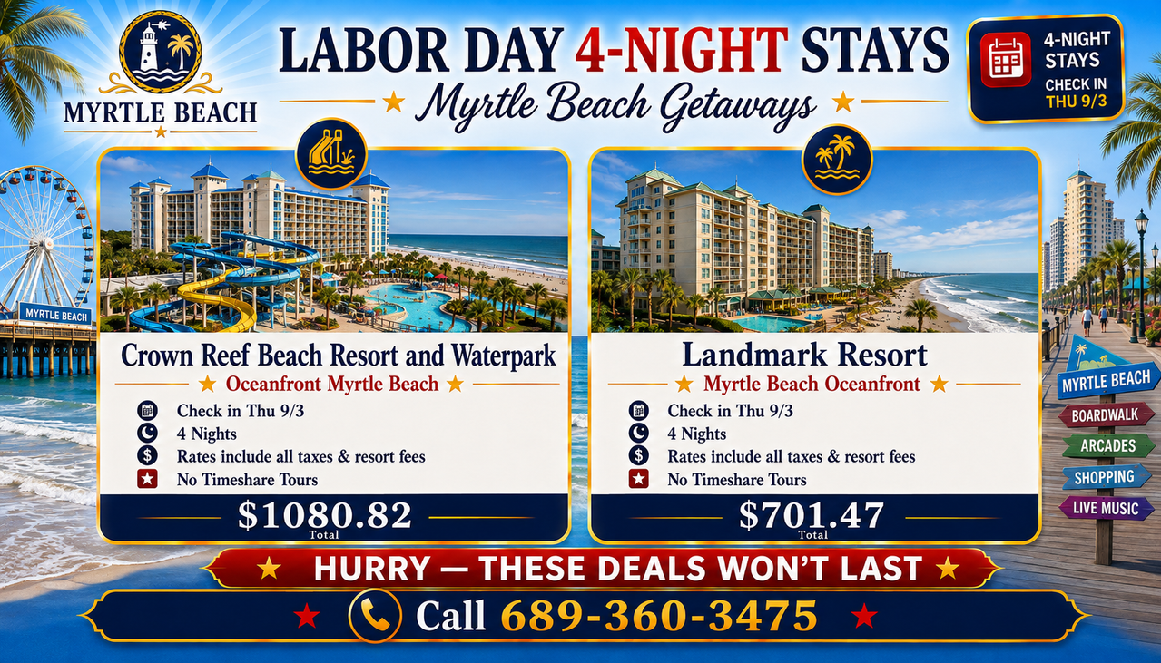 Myrtle Beach vacation resort deal