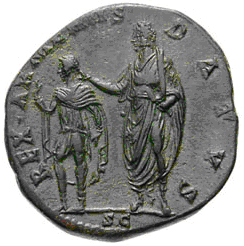 Glosario de monedas romanas. REX ARMENIIS DATVS. 17