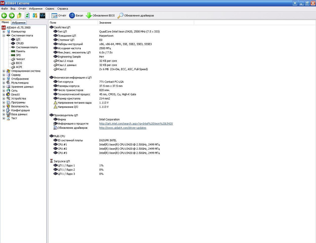 Intel Pearl Creek DG31PR_L5420_1