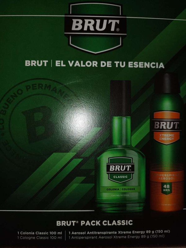 Del sol, colonia brut 100ml y antitranspirante 150ml 
