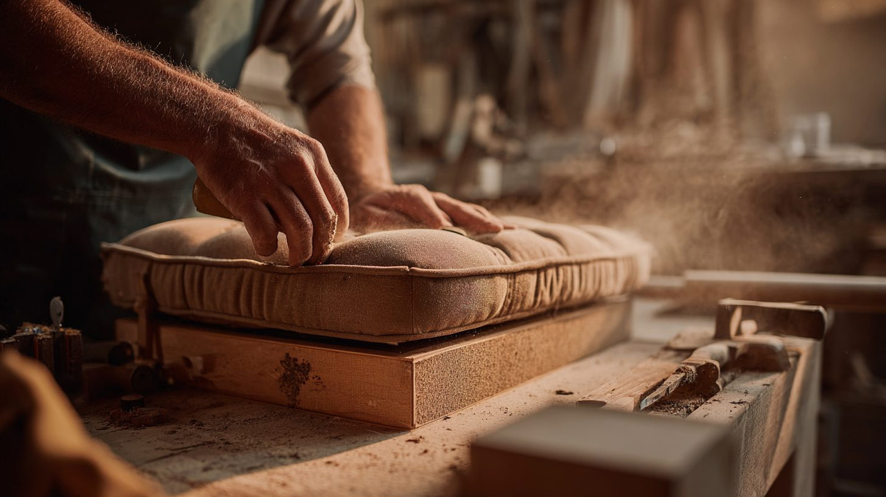 Сборка обитой мебели: монтаж спинки и сиденья