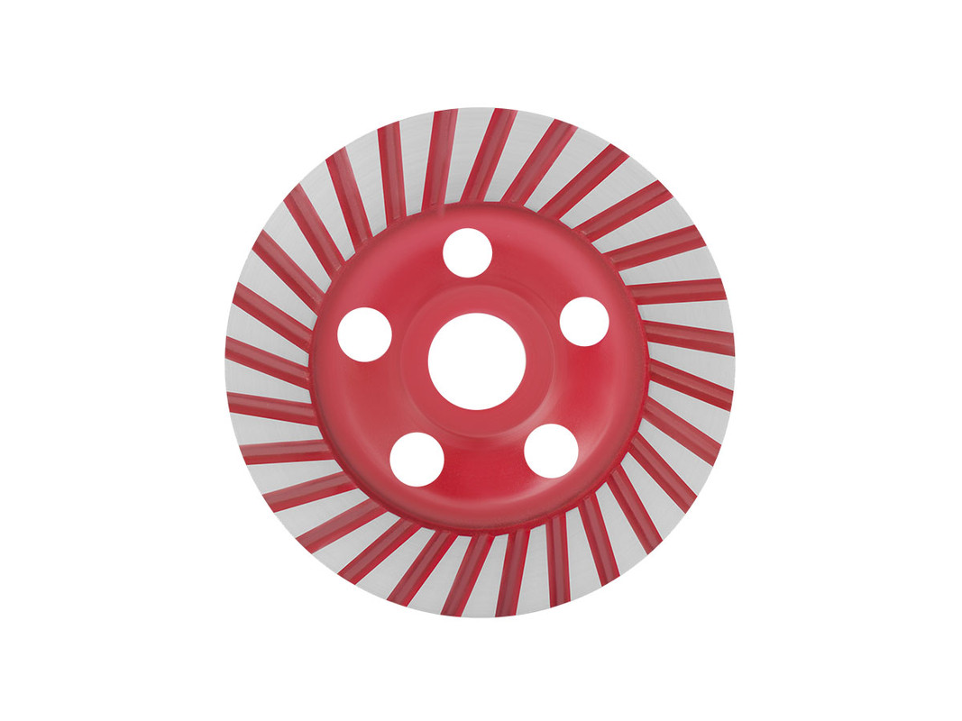 DISCO DIAMANTADO TURBO P/PULIR 115MM ROJO KAMASA