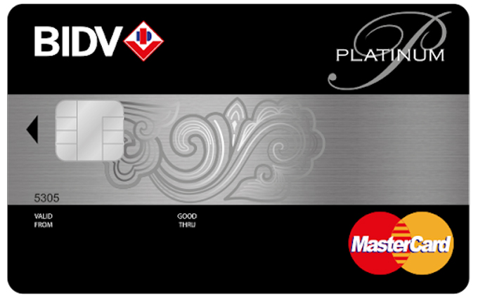 Thẻ BIDV MasterCard Platinum