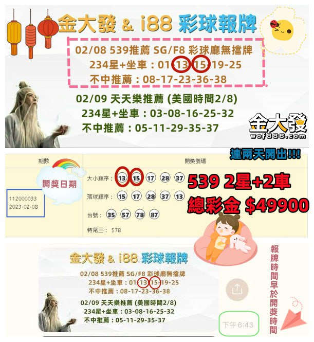 539大小玩法超好預測！附報牌&539不出牌推薦