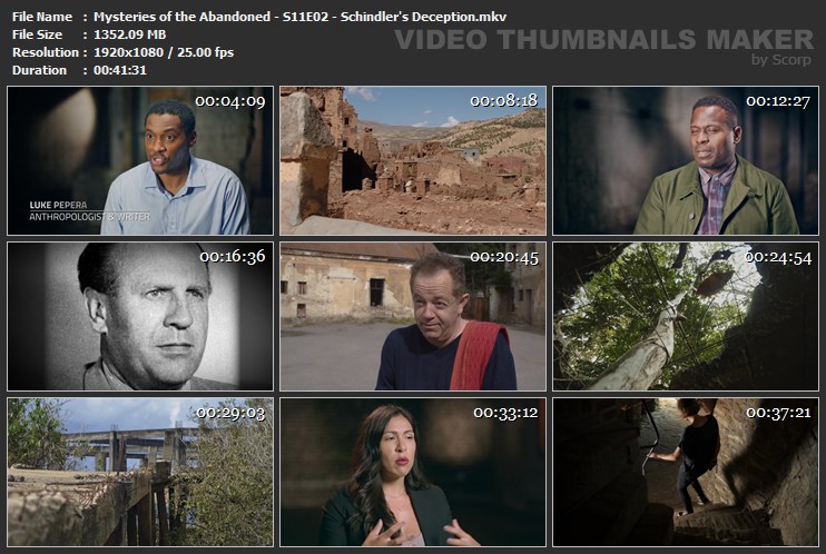 Mysteries of the Abandoned - S11E02 - Schindler's Deception.mkv