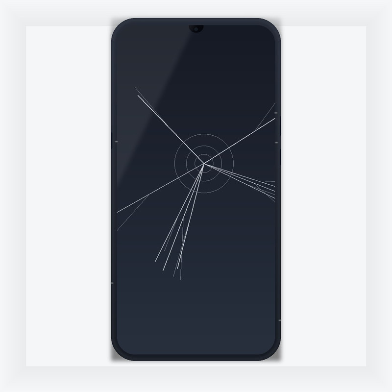 Xiaomi Redmi 9A com tela trincada