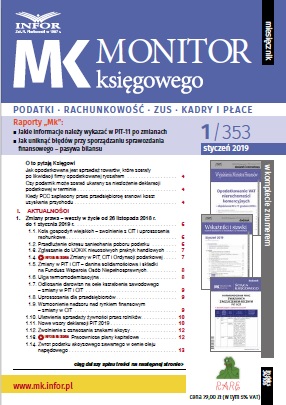 Monitor Księgowego 1/2019