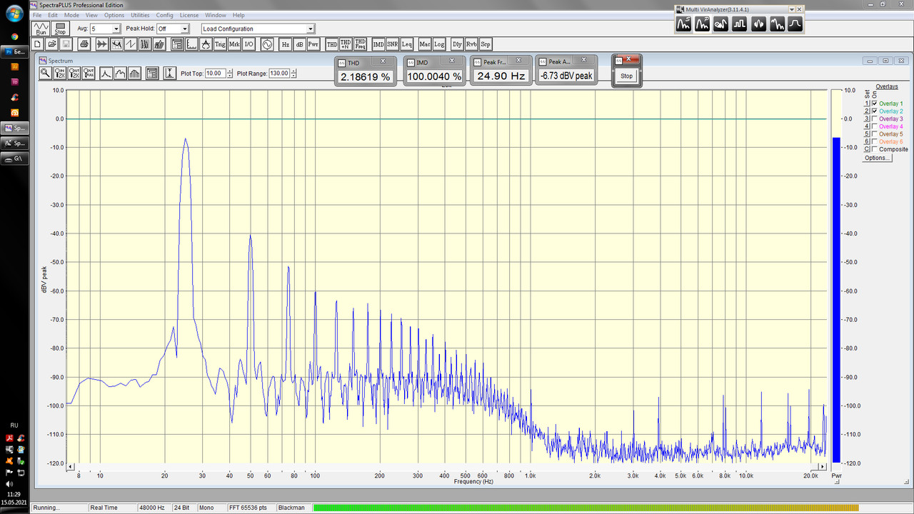 выход-тхд-25гц