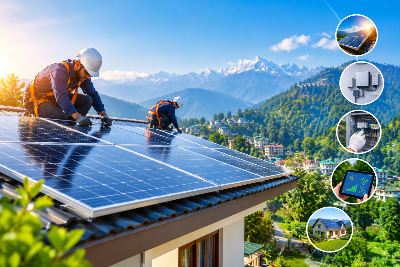 Solar Installation Services in Gopeshwar by Aditya Green Power