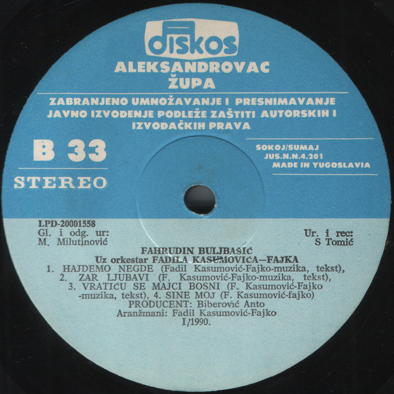 Fahrudin Buljbasic 1990 sB