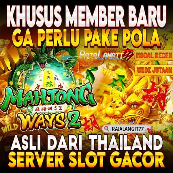RAJALANGIT77 : Bandar Slot Online Server Thailand paling Jos Tahun Ini image 1