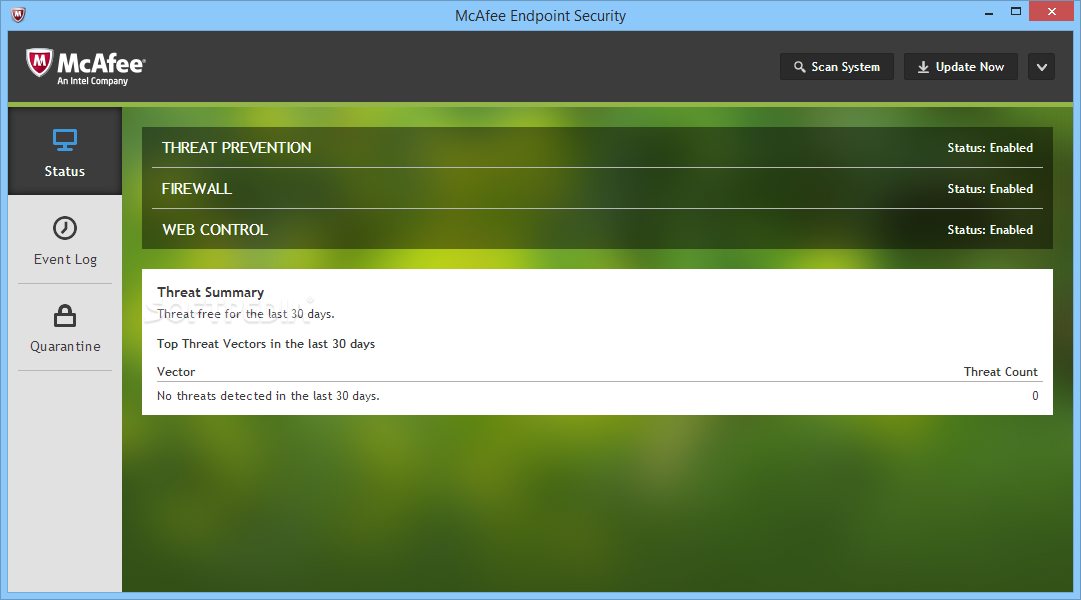 McAfee Endpoint Security version 10.7.0 Build 1045.11