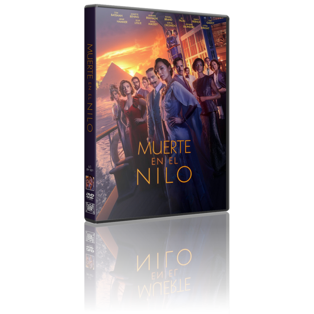 Portada - Muerte en el Nilo [DVD9 Full][Pal][Cast/Ing/Fra][Sub:Varios][Thriller][2022]