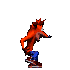 Run run run Crash Bandicoot runs
