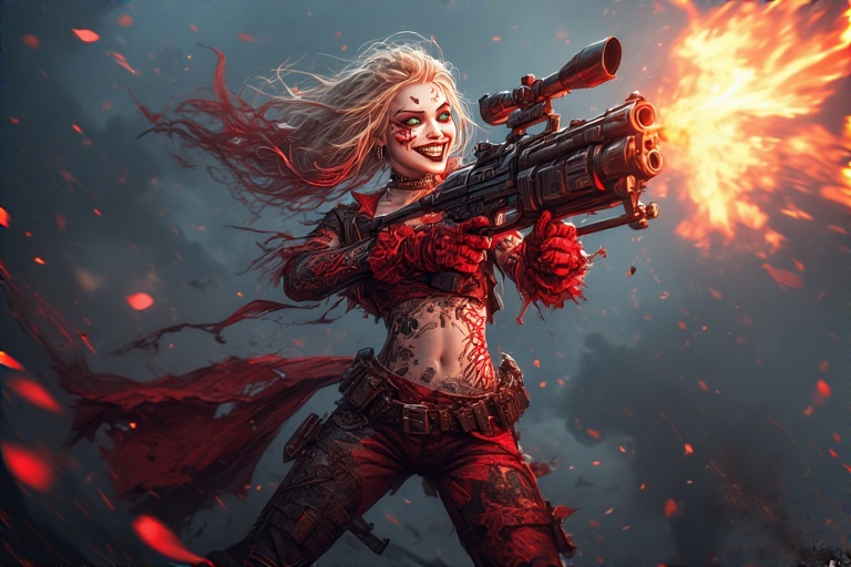 Playful-action-pose-Harley-Qui-13