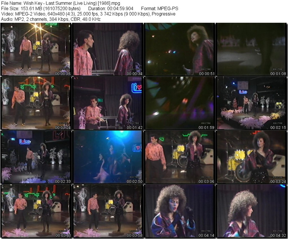 Wish Key - Last Summer (Live Living) [1986].mpg_tn