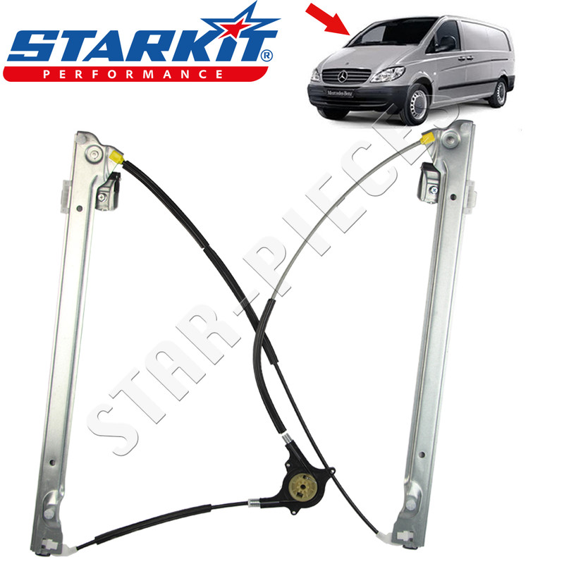 Mercedes Vito Viano Lève-vitre Kit de Réparation avec Moteur avant Droit