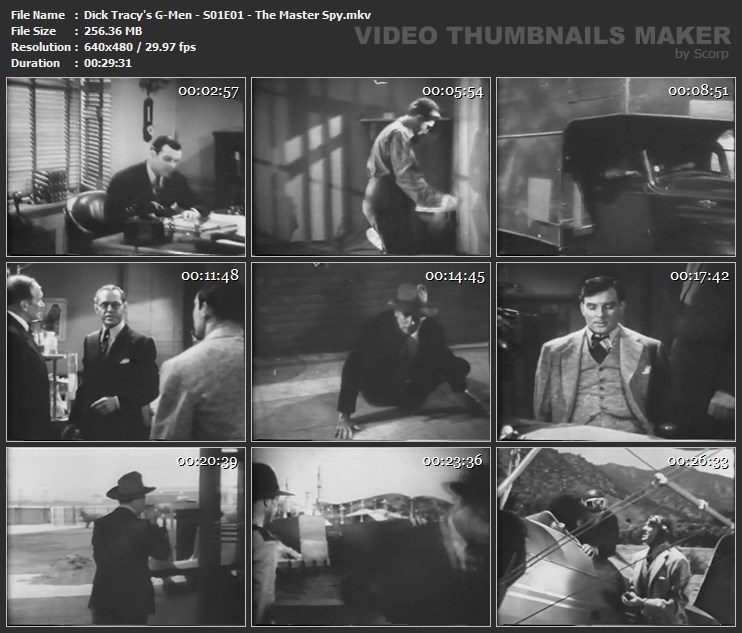 Dick Tracy's G-Men - S01E01 - The Master Spy.mkv