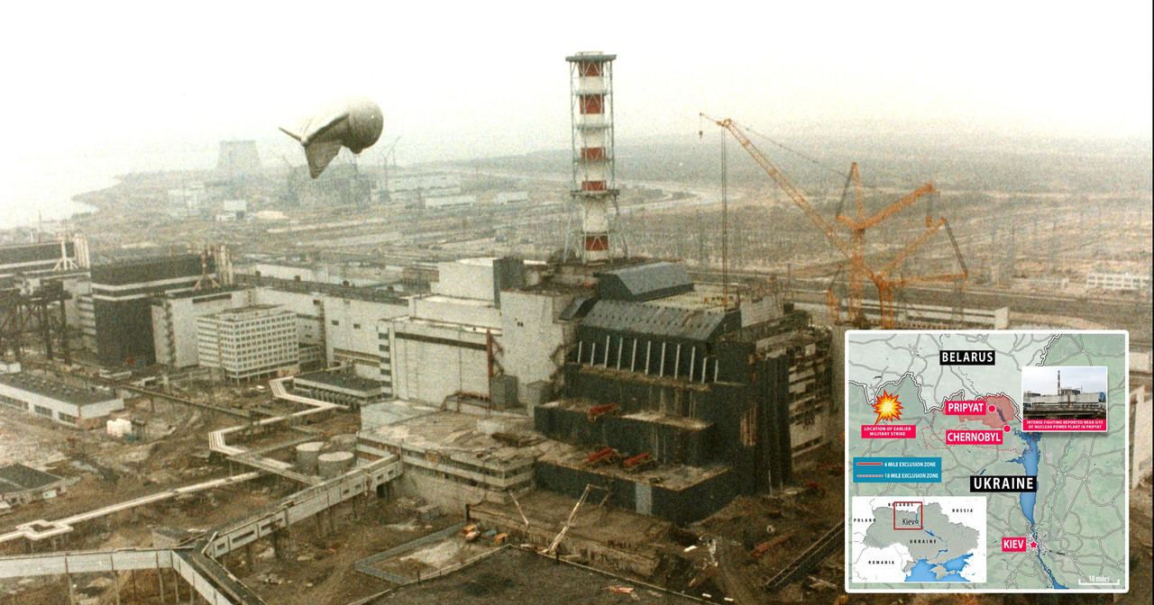 Presidente de Ucrania dice que Rusia busca tomar la planta nuclear de Chernóbil