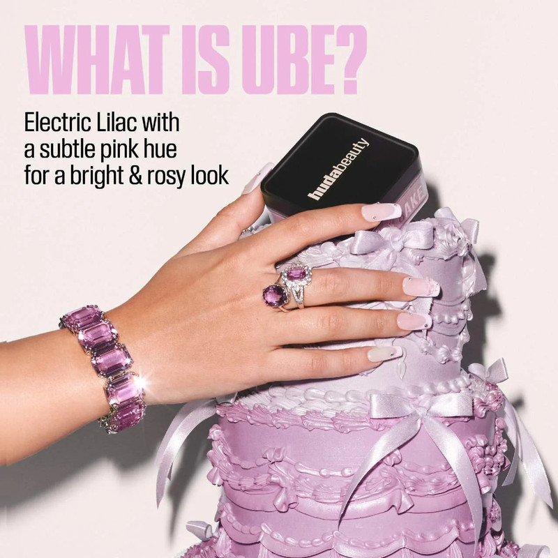 Hudabeauty Easy Bake Loose & Baking Setting Powder shade: UBE Birthday Cake - image 4