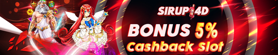 BONUS CASHBACK SLOT 5%