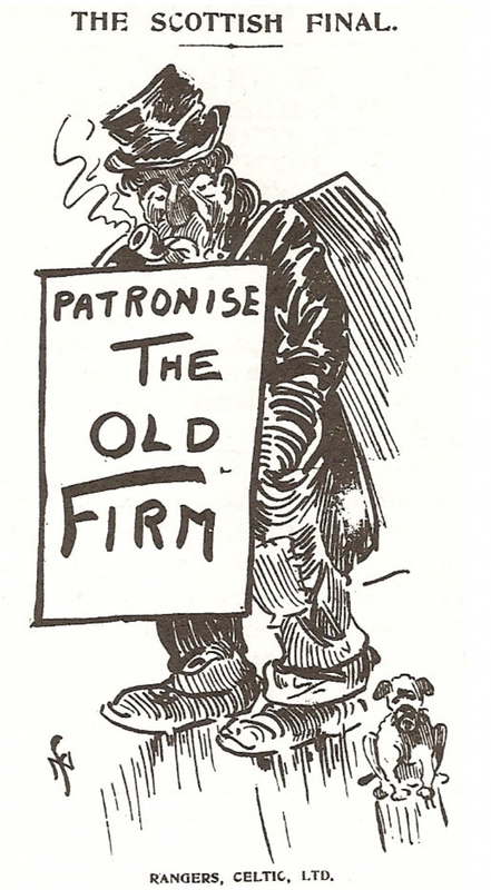 THE OLD FIRM  'The Scottish Referee' football periodical in 1904