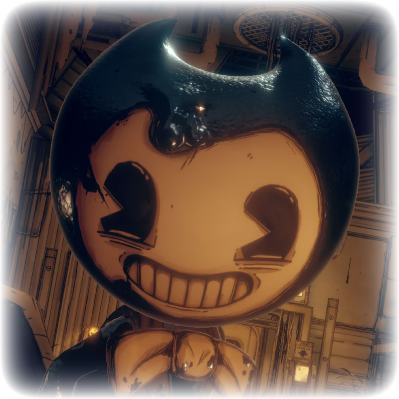 " Bendy " : Bendy and the Ink Machine / Dark Revival. | Image from Bendy and the Dark Revival.
