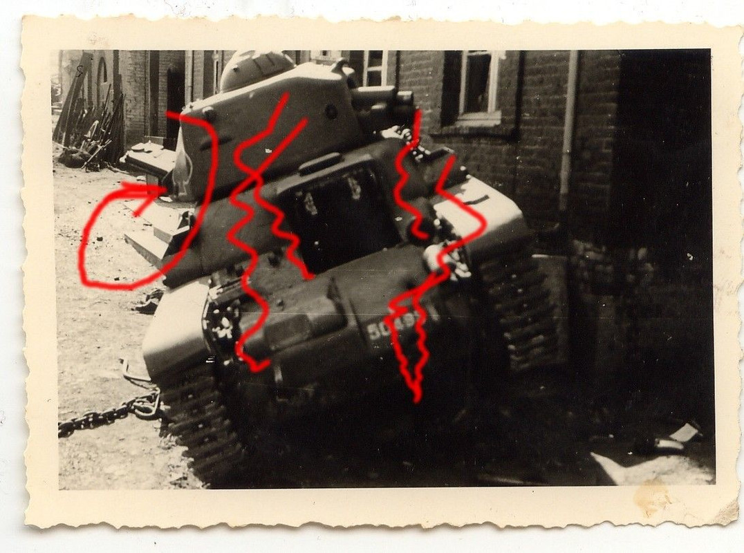 Frankreich französischer Panzer Typ = Char Hocht