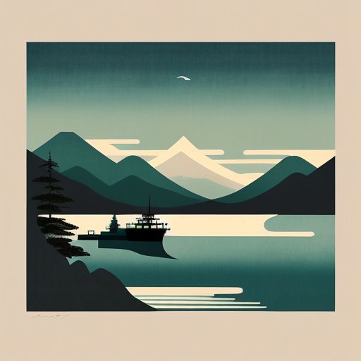 Painting-of-a-lake-with-trees-33