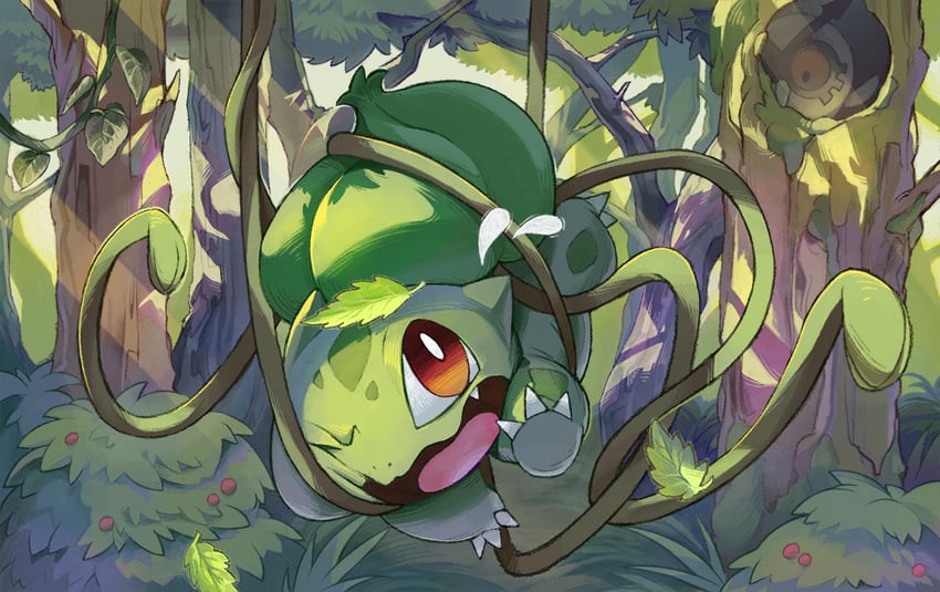 bulbasaur-and-hoothoot-pokemon-drawn-by-