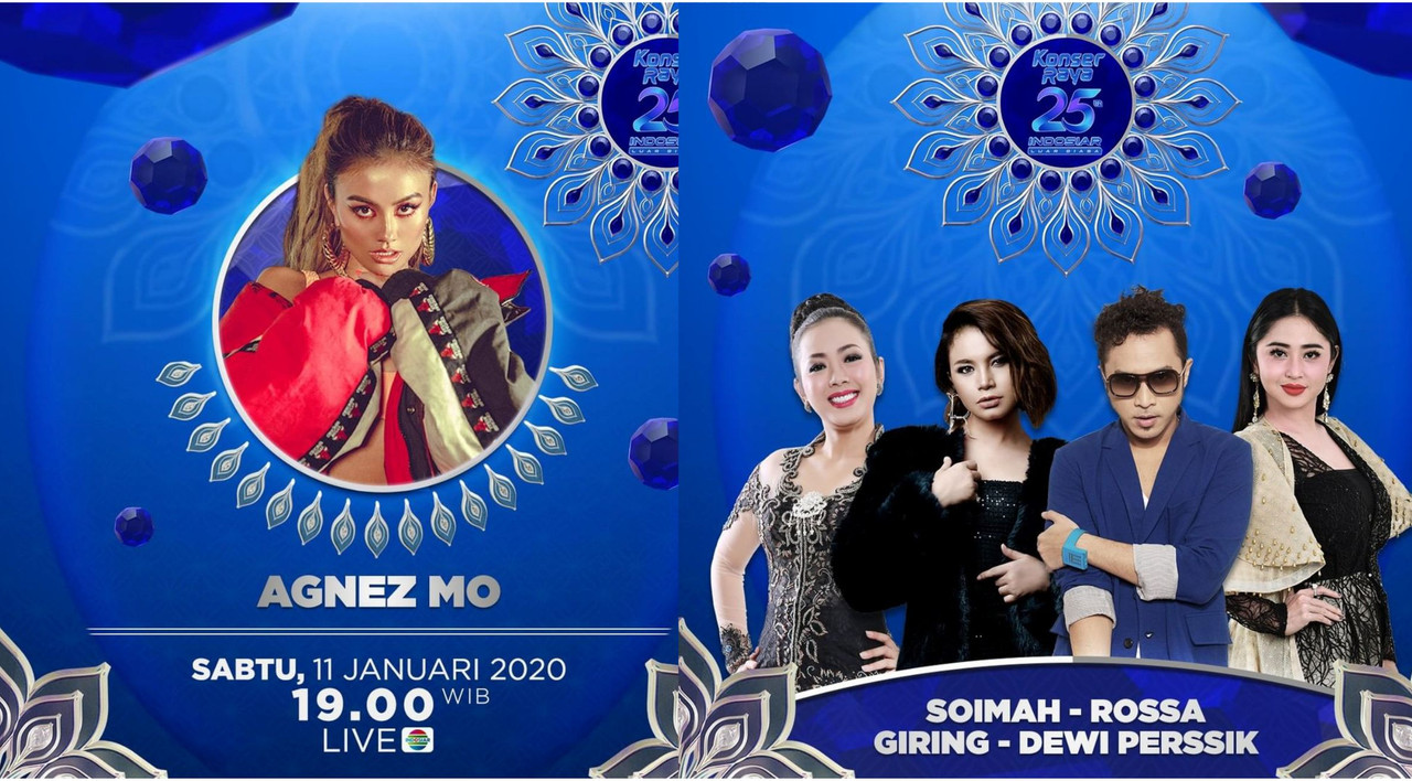 Pengisi acara HUT ke-25 Indosiar
