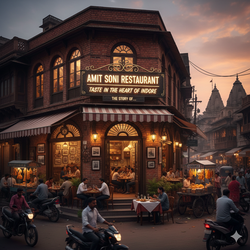 इंदौर के दिल में बसा स्वाद – Amit Soni Restaurant की कहानी