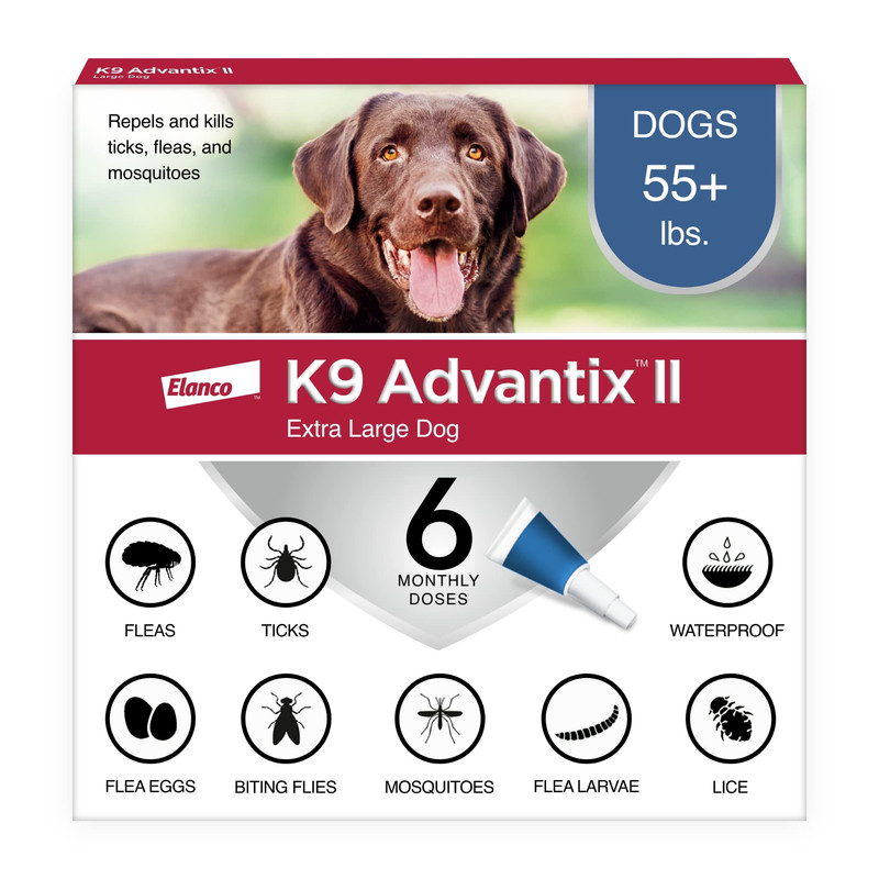 K9 Advantix II XL Dogs Over 55 lbs 6-Month