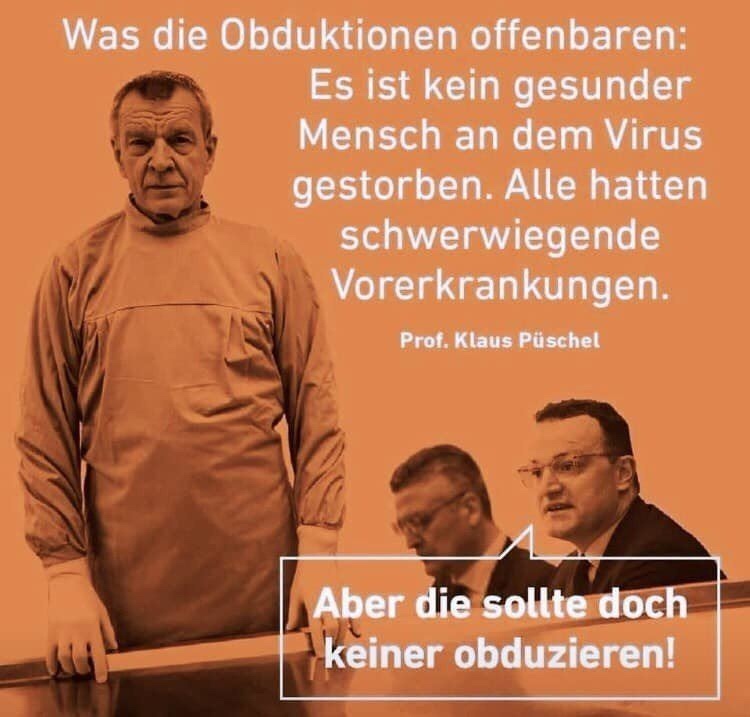 11-Opduktionen - keine gesunder Mensch ist an Corona gesorben !