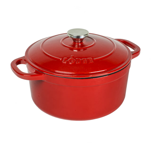 Get a 5.5-Quart Lodge Cast Iron Dutch Oven for Just at Walmart Get a 5.5-Quart Lodge Cast Iron Dutch Oven for Just at Walmart