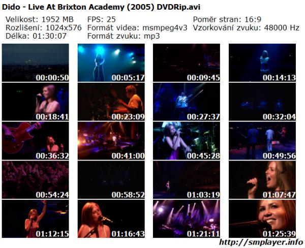 Dido - Live At Brixton Academy (2005)