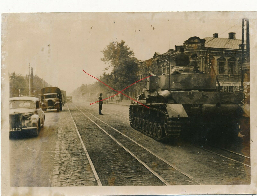 Deutscher Panzer tank Rückzug