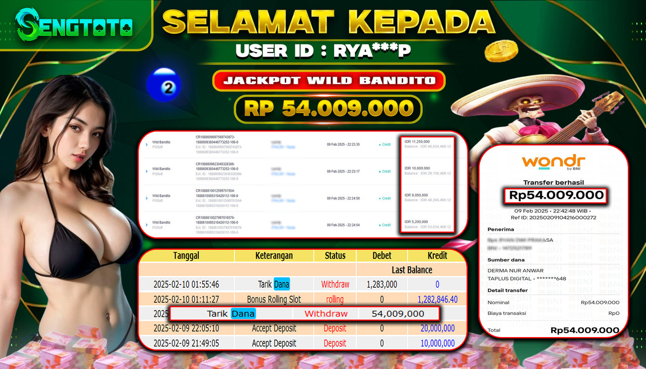 BUKTI PEMBAYARAN SLOT WILD BANDITO