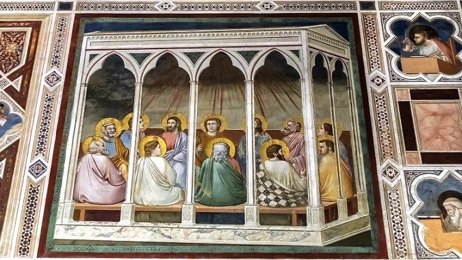 La Pentecoste, soffio dirompente dello Spirito Santo sulla terra dans Articoli di Giornali e News Giotto-Pentecoste-1303-1305-Cappella-degli-Scrovegni-Padova