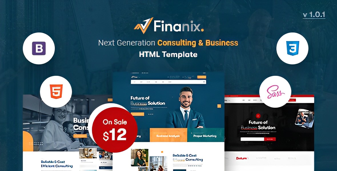 Finanix – Consulting & Business HTML5 Template