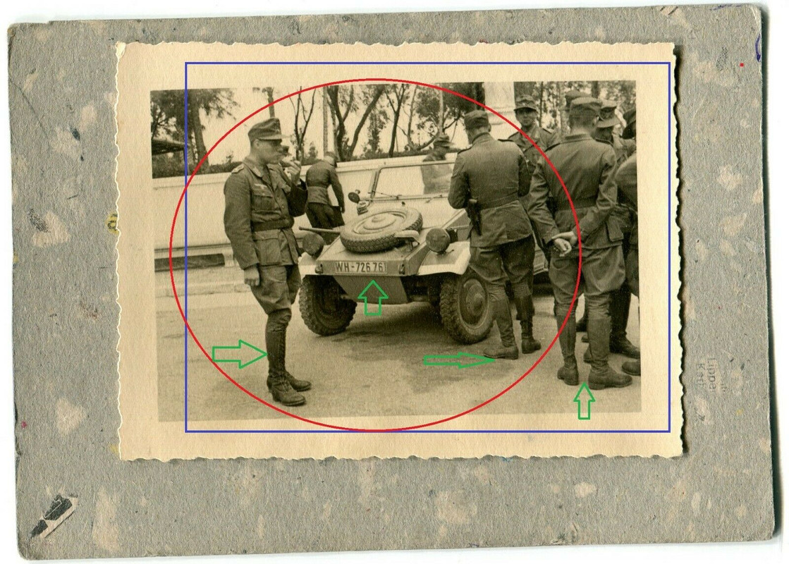 Foto AFRIKA 1941 Heeres Kübelwagen Ausgeladen