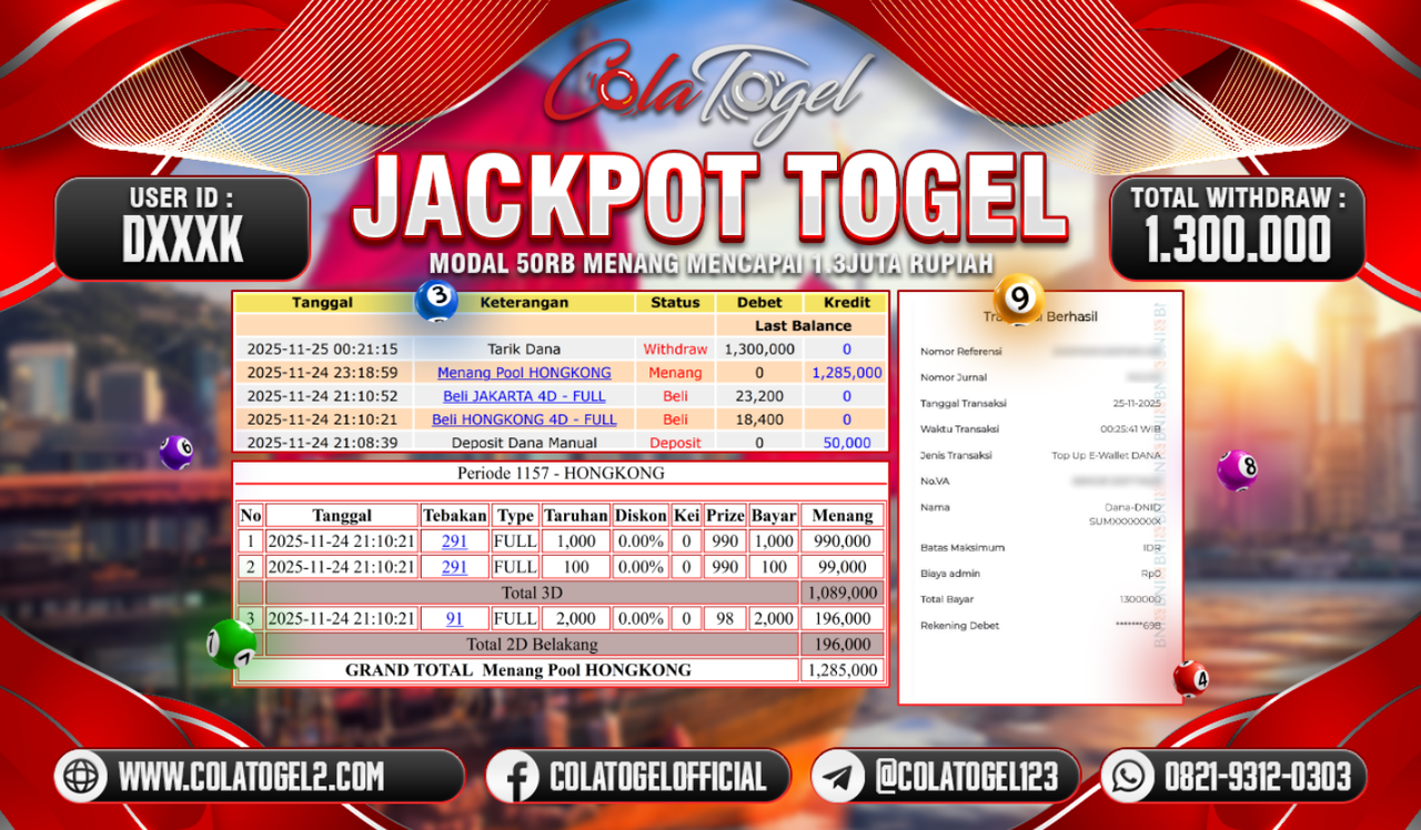 JACKPOT HONGKONG LOTTO!!